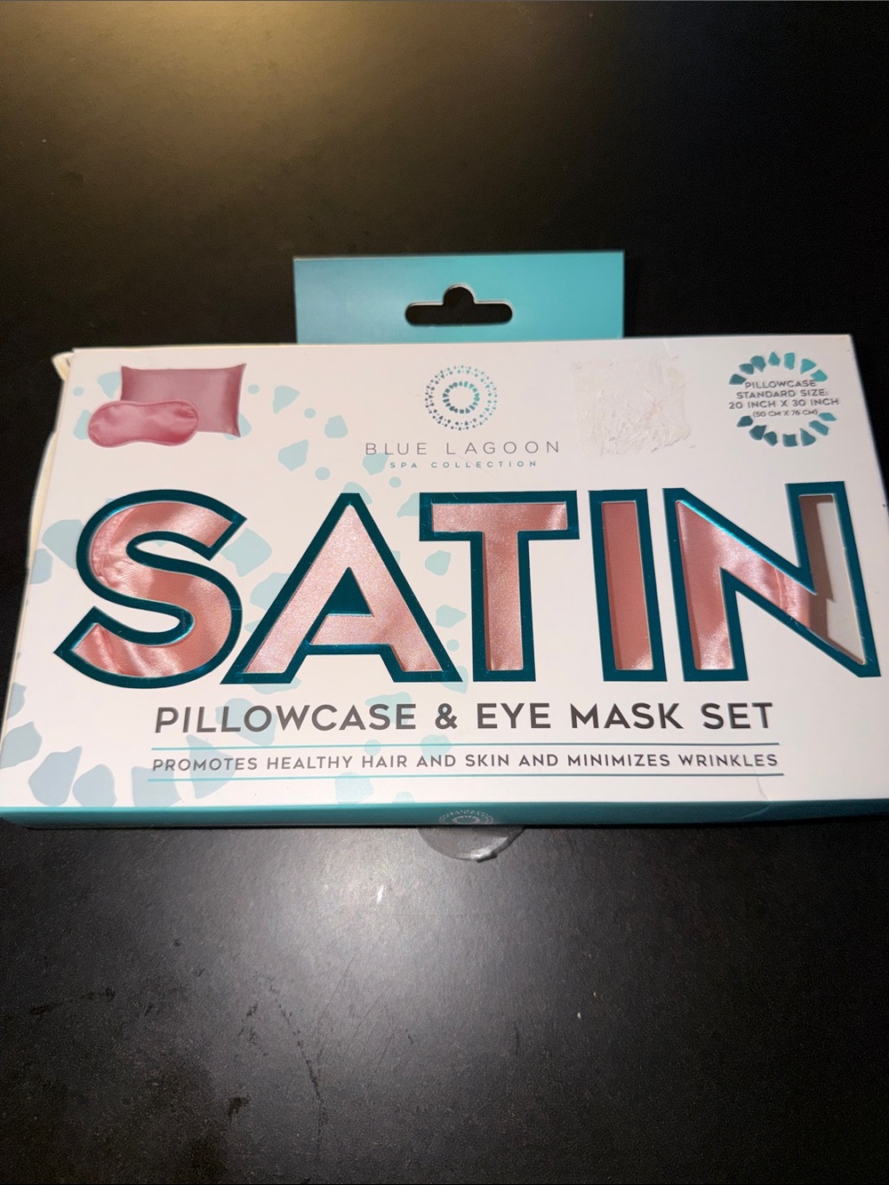 Satin Pillowcase & Eye Mask Set - Pink
